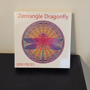 NEW SEALED Bgraamiens 1000 Piece Puzzle Zentangle Dragonfly